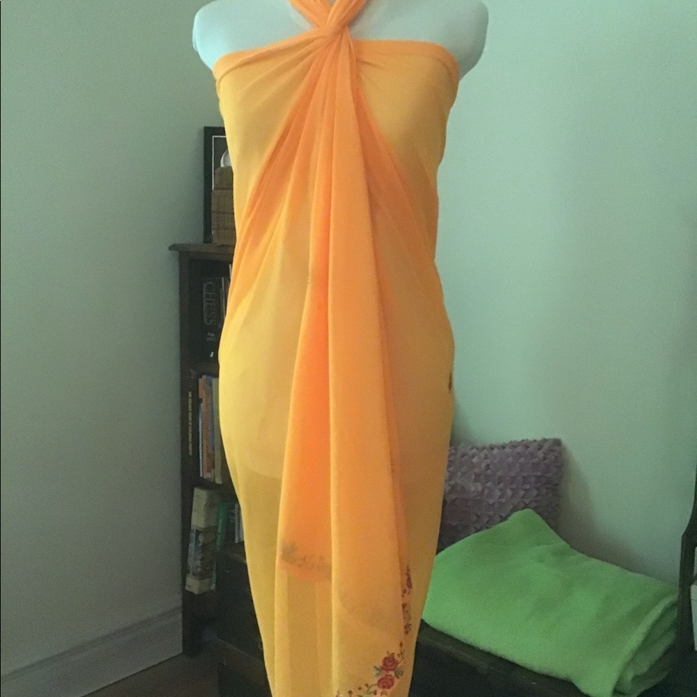 NWOT Handmade Sarong Made from Vintage Sari Fabric